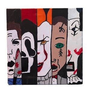 Hand-Crafted Horror Character Painting